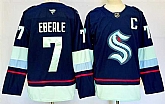 Men's Seattle Kraken #7 Jordan Eberle Navy 2024-25 Home Stitched Hockey Jersey,baseball caps,new era cap wholesale,wholesale hats