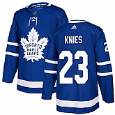 Men's Toronto Maple Leafs #23 Matthew Knies Blue Stitched Jersey Dzhi,baseball caps,new era cap wholesale,wholesale hats