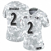 Women's Baltimore Ravens #2 Nate Wiggins 2024 F.U.S.E Arctic Camo Salute To Service Limited Stitched Jersey Dzhi,baseball caps,new era cap wholesale,wholesale hats