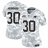 Women's Carolina Panthers #30 Chuba Hubbard 2024 F.U.S.E Arctic Camo Salute To Service Limited Stitched Jersey Dzhi,baseball caps,new era cap wholesale,wholesale hats