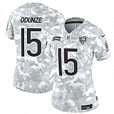 Women's Chicago Bears #15 Rome Odunze 2024 F.U.S.E Arctic Camo Salute To Service Limited Stitched Jersey Dzhi,baseball caps,new era cap wholesale,wholesale hats