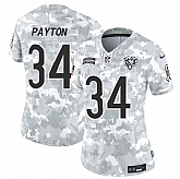 Women's Chicago Bears #34 Walter Payton 2024 F.U.S.E Arctic Camo Salute To Service Limited Stitched Jersey Dzhi,baseball caps,new era cap wholesale,wholesale hats