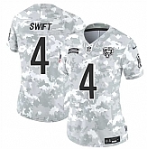 Women's Chicago Bears #4 D'Andre Swift 2024 F.U.S.E Arctic Camo Salute To Service Limited Stitched Jersey Dzhi,baseball caps,new era cap wholesale,wholesale hats