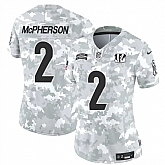 Women's Cincinnati Bengals #2 Evan McPherson 2024 F.U.S.E Arctic Camo Salute To Service Limited Stitched Jersey Dzhi,baseball caps,new era cap wholesale,wholesale hats