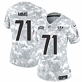 Women's Cincinnati Bengals #71 Amarius Mims 2024 F.U.S.E Arctic Camo Salute To Service Limited Stitched Jersey Dzhi,baseball caps,new era cap wholesale,wholesale hats