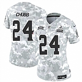 Women's Cleveland Browns #24 Nick Chubb 2024 F.U.S.E Arctic Camo Salute To Service Limited Stitched Jersey Dzhi,baseball caps,new era cap wholesale,wholesale hats