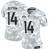 Women's Denver Broncos #14 Courtland Sutton 2024 F.U.S.E Arctic Camo Salute To Service Limited Stitched Jersey Dzhi,baseball caps,new era cap wholesale,wholesale hats