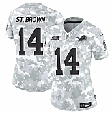 Women's Detroit Lions #14 Amon-Ra St. Brown 2024 F.U.S.E Arctic Camo Salute To Service Limited Stitched Jersey Dzhi,baseball caps,new era cap wholesale,wholesale hats