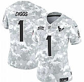 Women's Houston Texans #1 Stefon Diggs 2024 F.U.S.E Arctic Camo Salute To Service Limited Stitched Jersey Dzhi,baseball caps,new era cap wholesale,wholesale hats