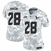 Women's Houston Texans #28 Joe Mixon 2024 F.U.S.E Arctic Camo Salute To Service Limited Stitched Jersey Dzhi,baseball caps,new era cap wholesale,wholesale hats