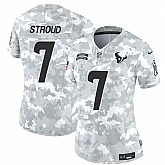 Women's Houston Texans #7 C.J. Stroud 2024 F.U.S.E Arctic Camo Salute To Service Limited Stitched Jersey Dzhi,baseball caps,new era cap wholesale,wholesale hats