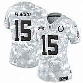 Women's Indianapolis Colts #15 Joe Flacco 2024 F.U.S.E Arctic Camo Salute To Service Limited Stitched Jersey Dzhi,baseball caps,new era cap wholesale,wholesale hats