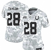 Women's Indianapolis Colts #28 Jonathan Taylor 2024 F.U.S.E Arctic Camo Salute To Service Limited Stitched Jersey Dzhi,baseball caps,new era cap wholesale,wholesale hats