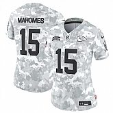 Women's Kansas City Chiefs #15 Patrick Mahomes 2024 F.U.S.E Arctic Camo Salute To Service Limited Stitched Jersey Dzhi,baseball caps,new era cap wholesale,wholesale hats