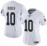 Women's Las Vegas Raiders #10 Desmond Ridder White Vapor Stitched Jersey Dzhi,baseball caps,new era cap wholesale,wholesale hats