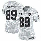 Women's Las Vegas Raiders #89 Brock Bowers 2024 F.U.S.E Arctic Camo Salute To Service Limited Stitched Jersey Dzhi,baseball caps,new era cap wholesale,wholesale hats