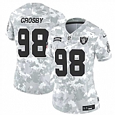 Women's Las Vegas Raiders #98 Maxx Crosby 2024 F.U.S.E Arctic Camo Salute To Service Limited Stitched Jersey Dzhi,baseball caps,new era cap wholesale,wholesale hats