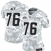 Women's Los Angeles Chargers #76 Joe Alt 2024 F.U.S.E Arctic Camo Salute To Service Limited Stitched Jersey Dzhi,baseball caps,new era cap wholesale,wholesale hats