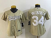 Women's Los Angeles Dodgers #34 Fernando Valenzuela Authentic Collection Stitched MLB Jersey,baseball caps,new era cap wholesale,wholesale hats