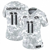 Women's Los Angeles Rams #11 Jimmy Garoppolo 2024 F.U.S.E Arctic Camo Salute To Service Limited Stitched Jersey Dzhi,baseball caps,new era cap wholesale,wholesale hats