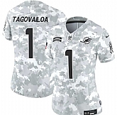 Women's Miami Dolphins #1 Tua Tagovailoa 2024 F.U.S.E Arctic Camo Salute To Service Limited Stitched Jersey Dzhi,baseball caps,new era cap wholesale,wholesale hats