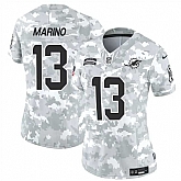 Women's Miami Dolphins #13 Dan Marino 2024 F.U.S.E Arctic Camo Salute To Service Limited Stitched Jersey Dzhi,baseball caps,new era cap wholesale,wholesale hats