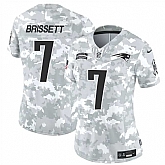 Women's New England Patriots #7 Jacoby Brissett 2024 F.U.S.E Arctic Camo Salute To Service Limited Stitched Jersey Dzhi,baseball caps,new era cap wholesale,wholesale hats