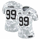 Women's New Orleans Saints #99 Chase Young 2024 F.U.S.E Arctic Camo Salute To Service Limited Stitched Jersey Dzhi,baseball caps,new era cap wholesale,wholesale hats