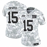 Women's New York Giants #15 Tommy DeVito 2024 F.U.S.E Arctic Camo Salute To Service Limited Stitched Jersey Dzhi,baseball caps,new era cap wholesale,wholesale hats