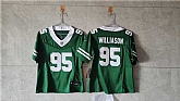 Women's New York Jets #95 Quinnen Williams Green F.U.S.E. Vapor Stitched Jersey,baseball caps,new era cap wholesale,wholesale hats