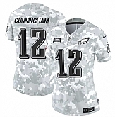 Women's Philadelphia Eagles #12 Randall Cunningham 2024 F.U.S.E Arctic Camo Salute To Service Limited Stitched Jersey Dzhi,baseball caps,new era cap wholesale,wholesale hats