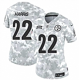 Women's Pittsburgh Steelers #22 Najee Harris 2024 F.U.S.E Arctic Camo Salute To Service Limited Stitched Jersey Dzhi,baseball caps,new era cap wholesale,wholesale hats