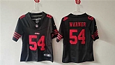 Women's San Francisco 49ers #54 Fred Warner Black F.U.S.E Vapor Untouchable Stitched Jersey,baseball caps,new era cap wholesale,wholesale hats