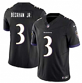 Men & Women & Youth Baltimore Ravens #3 Odell Beckham Jr. Black 2023 F.U.S.E. Vapor Untouchable Stitched Jersey,baseball caps,new era cap wholesale,wholesale hats