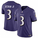 Men & Women & Youth Baltimore Ravens #3 Odell Beckham Jr. Purple 2023 F.U.S.E. Vapor Untouchable Stitched Jersey,baseball caps,new era cap wholesale,wholesale hats