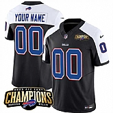 Men & Women & Youth Buffalo Bills Active Player Custom Black White 2023 F.U.S.E. AFC East Champions Ptach Football Stitched Jersey,baseball caps,new era cap wholesale,wholesale hats