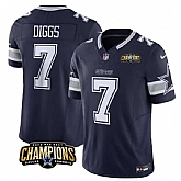 Men & Women & Youth Dallas Cowboys #7 Trevon Diggs Navy 2023 F.U.S.E. NFC East Champions Patch Stitched Jersey,baseball caps,new era cap wholesale,wholesale hats