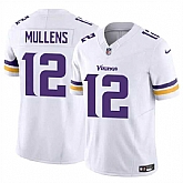 Men & Women & Youth Minnesota Vikings #12 Nick Mullens White 2023 F.U.S.E. Vapor Untouchable Limited Stitched Jersey,baseball caps,new era cap wholesale,wholesale hats