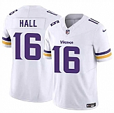 Men & Women & Youth Minnesota Vikings #16 Jaren Hall White 2023 F.U.S.E. Vapor Untouchable Limited Stitched Jersey,baseball caps,new era cap wholesale,wholesale hats