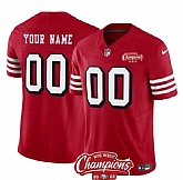 Men & Women & Youth San Francisco 49ers Active Player Custom Red 2023 F.U.S.E. NFC West Champions Patch Alternate Football Stitched Jersey,baseball caps,new era cap wholesale,wholesale hats