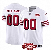 Men & Women & Youth San Francisco 49ers Active Player Custom White 2023 F.U.S.E. NFC West Champions Patch Alternate Football Stitched Jersey,baseball caps,new era cap wholesale,wholesale hats