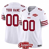 Men & Women & Youth San Francisco 49ers Active Player Custom White 2023 F.U.S.E. NFC West Champions Patch Football Stitched Jersey,baseball caps,new era cap wholesale,wholesale hats