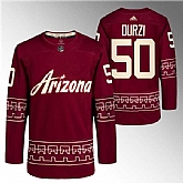 Men's Arizona Coyotes #50 Sean Durzi Garnet Alternate Pro Jersey Dzhi,baseball caps,new era cap wholesale,wholesale hats