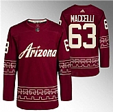 Men's Arizona Coyotes #63 Matias Maccelli Garnet Alternate Pro Jersey Dzhi,baseball caps,new era cap wholesale,wholesale hats