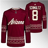 Men's Arizona Coyotes #8 Nick Schmaltz Garnet Alternate Pro Jersey Dzhi,baseball caps,new era cap wholesale,wholesale hats