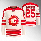 Men's Calgary Flames #25 Jacob Markstrom 2023 Cream Classic Primegreen Stitched Jersey Dzhi,baseball caps,new era cap wholesale,wholesale hats