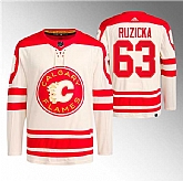 Men's Calgary Flames #63 Adam Ruzicka 2023 Cream Classic Primegreen Stitched Jersey Dzhi,baseball caps,new era cap wholesale,wholesale hats