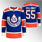 Men's Edmonton Oilers #55 Dylan Holloway 2023 Royal Heritage Classic Primegreen Stitched Jersey Dzhi,baseball caps,new era cap wholesale,wholesale hats