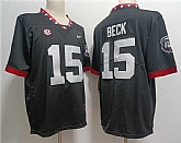 Men's Georgia Bulldogs #15 Carson Beck Black Stitched Jersey,baseball caps,new era cap wholesale,wholesale hats