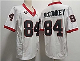 Men's Georgia Bulldogs #84 Ladd McConkey White Stitched Jersey,baseball caps,new era cap wholesale,wholesale hats